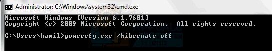 Cách bật/tắt ngủ đông (Hibernation) trong Windows 7