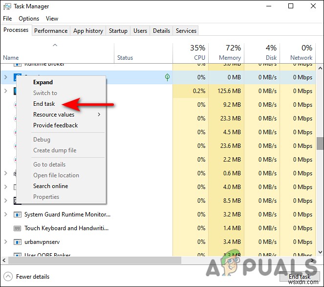 SearchApp.exe là gì và cách tắt nó?