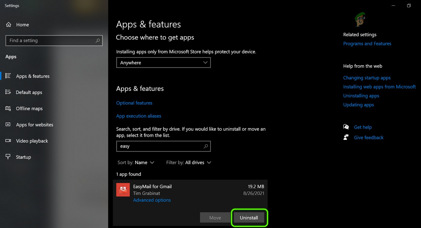Cách khắc phục thông báo Win32AppBackgroundContext trên Windows