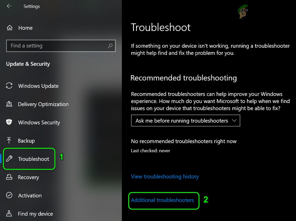 Cách khắc phục lỗi cập nhật  Mã lỗi: 0x800707e7  trên Windows 10