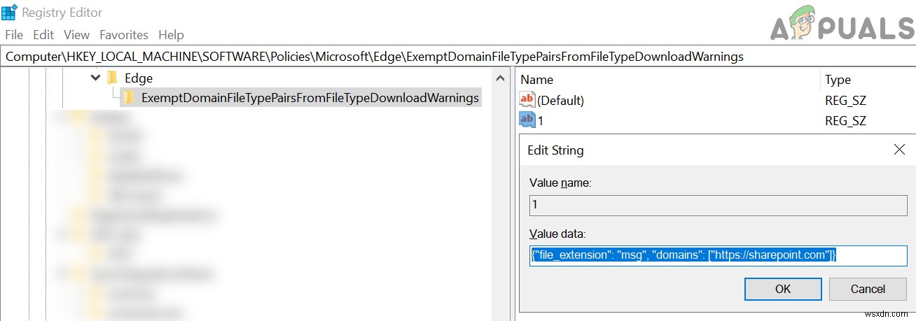 Cách xóa lỗi bảo mật khi tải xuống tệp đính kèm  .msg  từ SharePoint