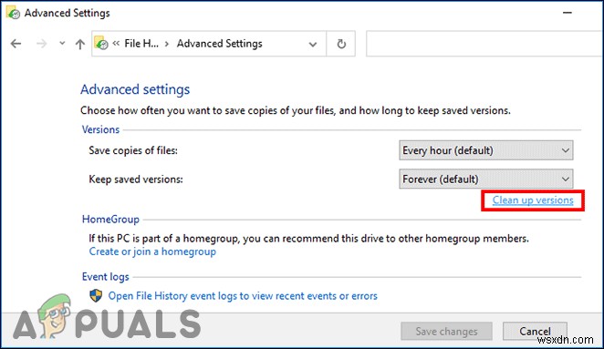 Cách xóa tệp sao lưu trong Windows 10