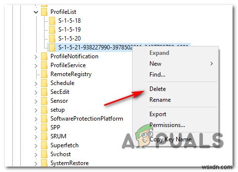 Khắc phục: Lỗi Hồ sơ không được xóa hoàn toàn trên Windows 10