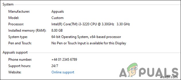 Cách tùy chỉnh thông tin hỗ trợ OEM trong Windows 10