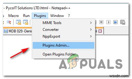 Khắc phục: Plugin Notepad++ không cài đặt được trên Windows 10