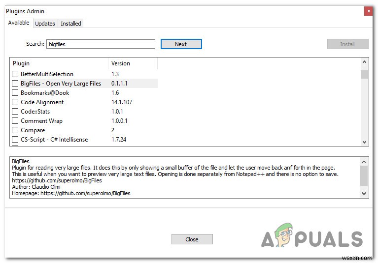 Khắc phục: Plugin Notepad++ không cài đặt được trên Windows 10