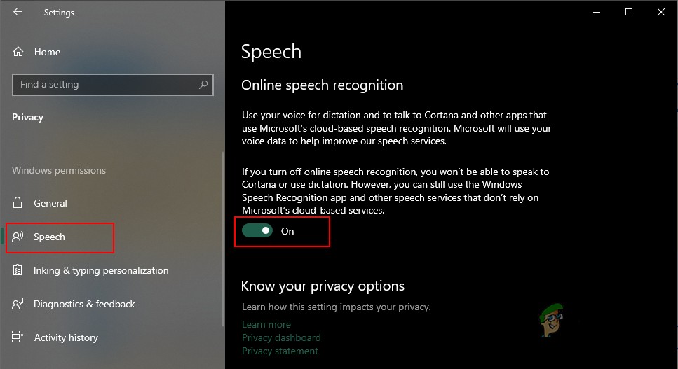 Cách Bật/Tắt Nhận dạng giọng nói trực tuyến (Online Speech Recognition) trong Windows 10