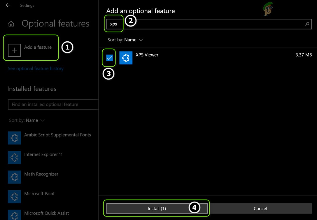 Cách mở file OXPS trên Windows 10