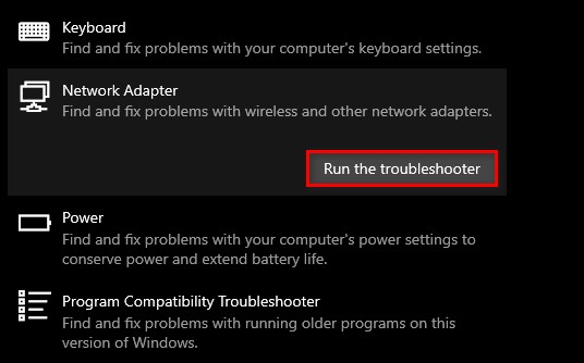 Cách khắc phục lỗi  We can t set up mobile Hotspot  trên Windows 10