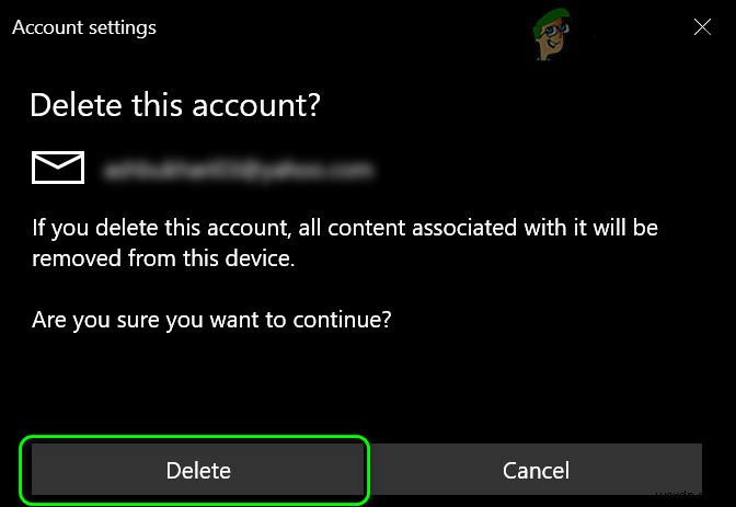 Cách thay đổi tên hiển thị trên ứng dụng Mail trong Windows 10
