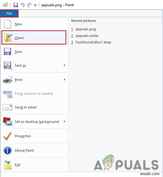 Cách lưu/Chuyển đổi WEBP sang PNG trên Windows 10