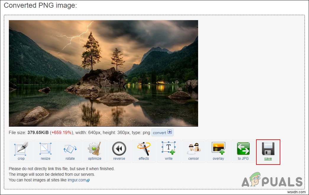 Cách lưu/Chuyển đổi WEBP sang PNG trên Windows 10