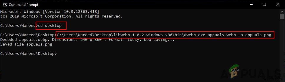 Cách lưu/Chuyển đổi WEBP sang PNG trên Windows 10