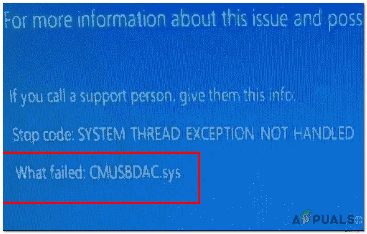 Cách khắc phục lỗi màn hình xanh CMUSBDAC.sys trên Windows 10