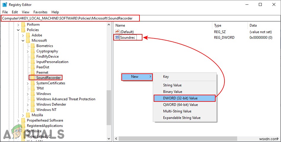 Cách tắt Sound Recorder (Thiết bị ghi âm) trên Windows 10