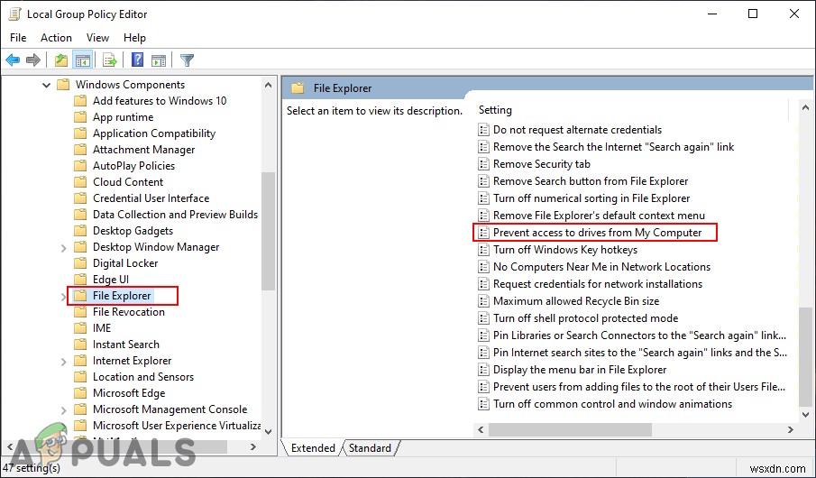 Cách hạn chế truy cập ổ đĩa trên Windows 10