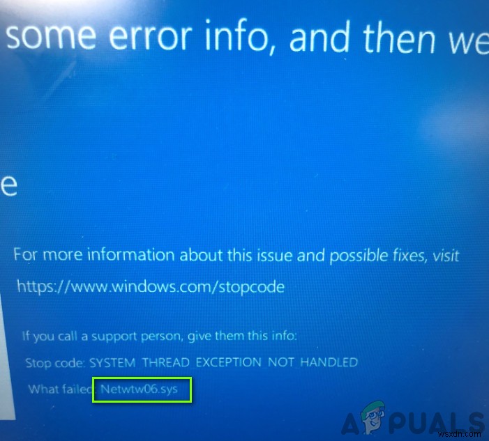 Cách khắc phục BSOD  Netwtw06.Sys Failed  trên Windows 10