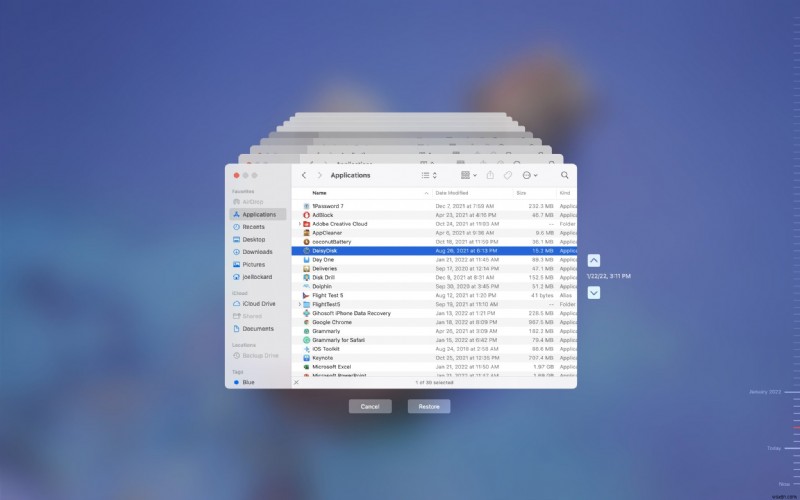 Hướng Dẫn Khôi Phục Mac Bằng Time Machine: Các Bước Chi Tiết
