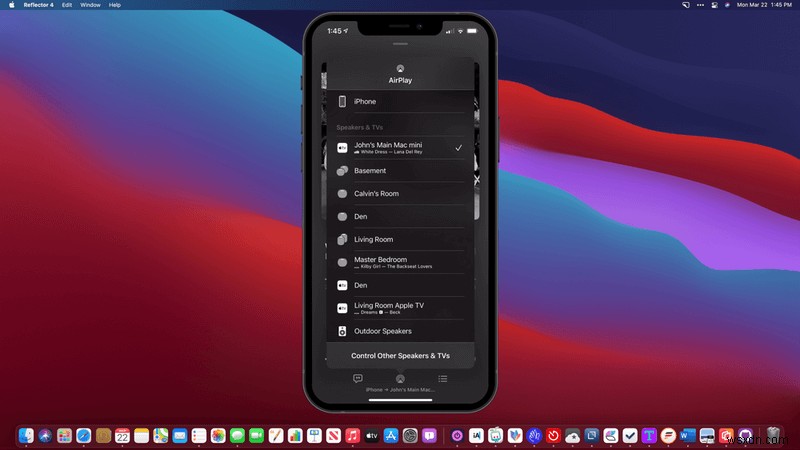 Chiếu Màn Hình iPhone Lên MacBook Pro: Hướng Dẫn AirPlay, QuickTime & Reflector 4
