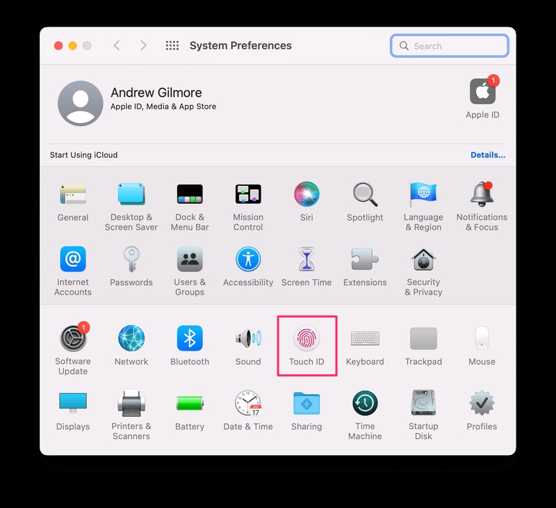 Hướng Dẫn Bật Touch ID Trên MacBook Pro Bước Đi Bước
