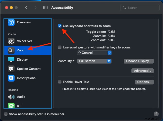 Làm Chủ Zoom Trên MacBook Pro: Vuốt, Phím Tắt & Mẹo Khả Năng Truy Cập