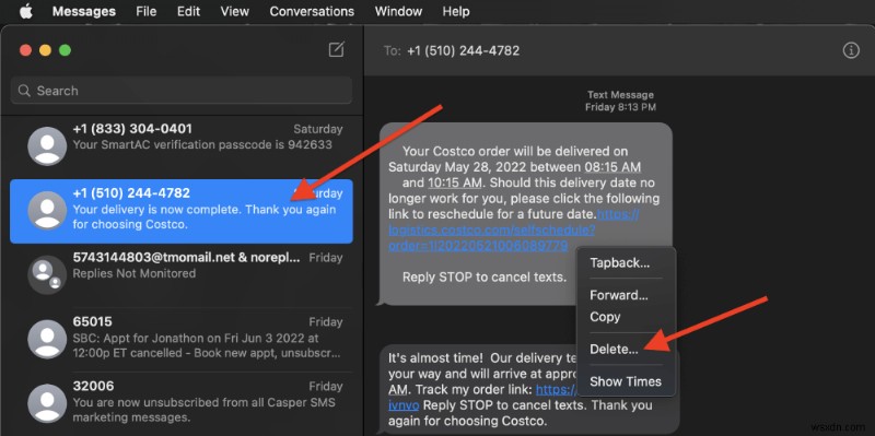 Dễ Dàng Xóa Tin Nhắn Và iMessages Trên MacBook Pro