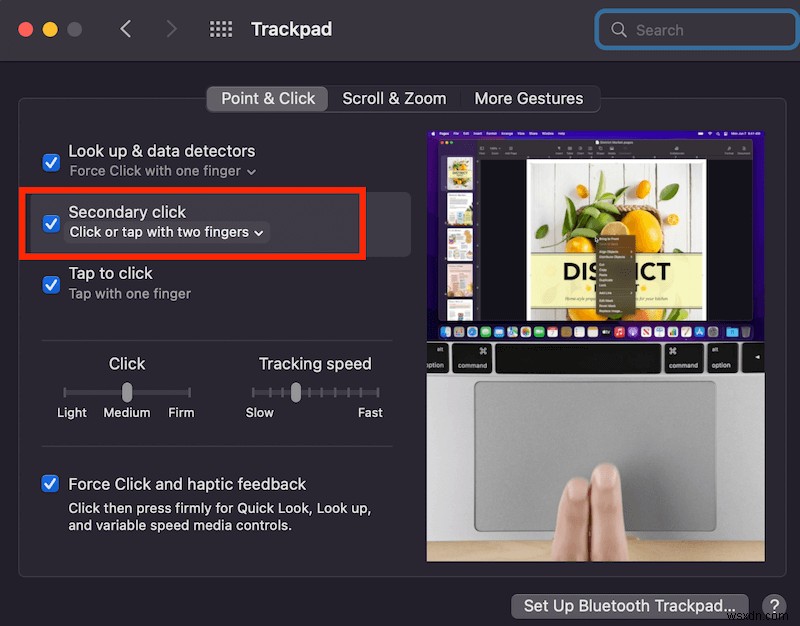 Làm chủ chuột phải trên MacBook Pro: Hướng dẫn nhanh, dễ dàng