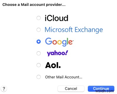 Hướng dẫn nhanh: Thiết lập Email trên MacBook Pro