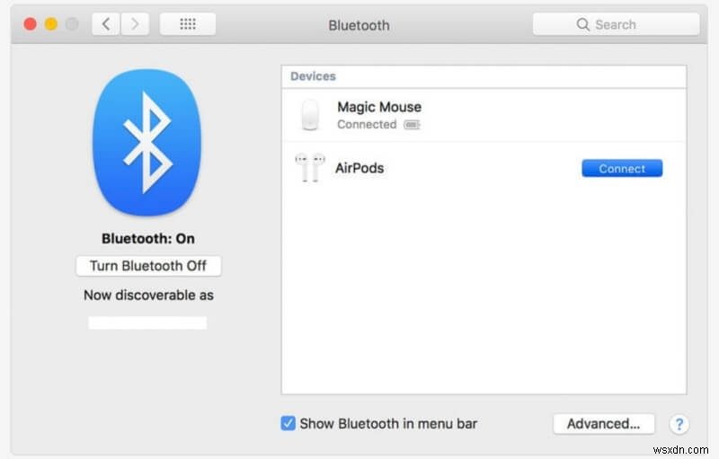 Hướng dẫn nhanh: Ghép cặp AirPods với MacBook Pro
