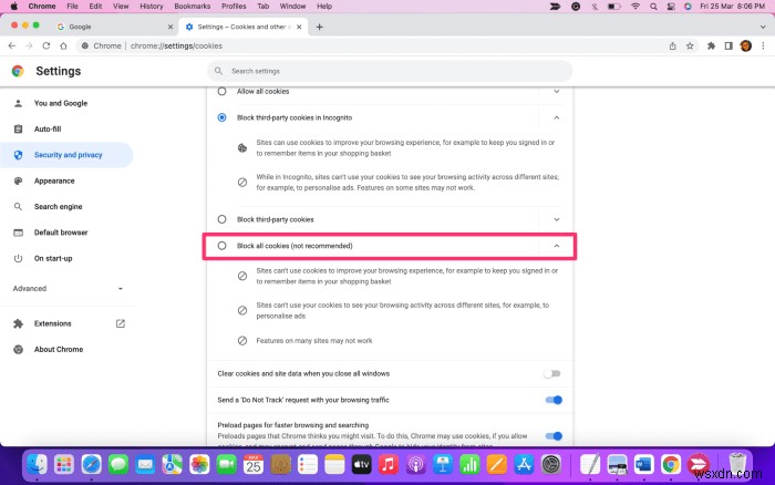 Cách Tìm Và Quản Lý Cookie Chrome Trên macOS