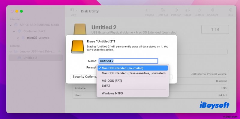 Tùy chọn Convert to APFS bị mờ? Cách kích hoạt tùy chọn chuyển đổi sang APFS trong Disk Utility
