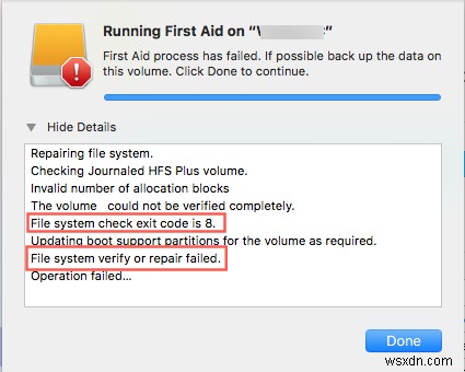 Khắc Phục Lỗi File System Check Exit Code 8 Trên macOS: Hướng Dẫn Bước Đi