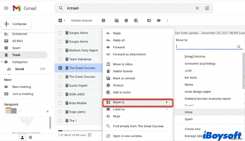 Khôi Phục Email Đã Xóa Vĩnh Viễn Trên Mac – Hướng Dẫn Chi Tiết Bước Đi