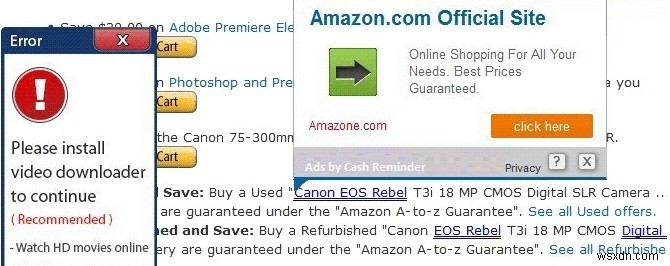 Gỡ adware FlashMall khỏi Safari: Chặn popup & chuyển hướng trang