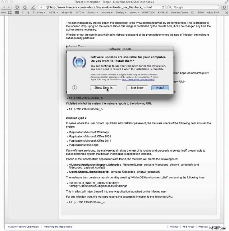 Gỡ adware FlashMall khỏi Safari: Chặn popup & chuyển hướng trang