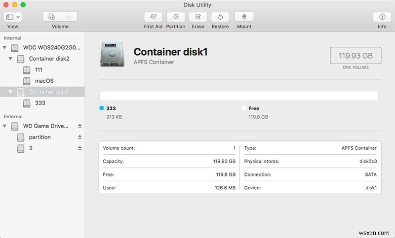 Hướng dẫn từng bước định dạng ổ cứng ngoài trên macOS