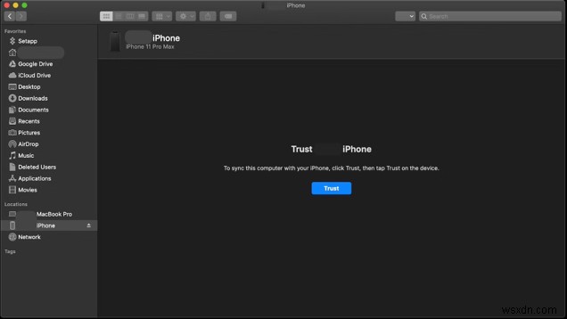 Sao lưu iPhone lên Mac an toàn: Hướng dẫn từng bước hoàn chỉnh