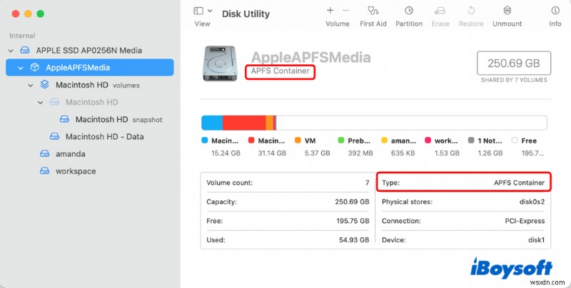 Gộp container APFS để tối đa hóa dung lượng lưu trữ trên macOS