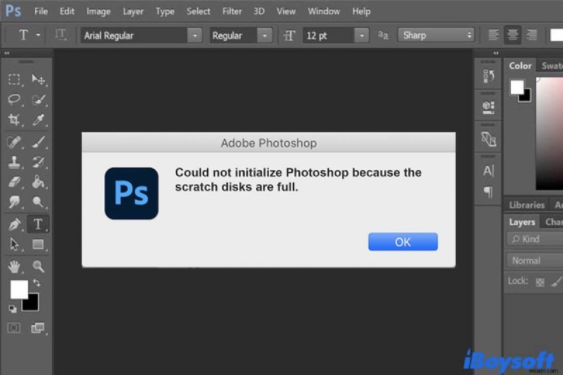 Khắc Phục Lỗi Scratch Disks Full Photoshop Trên Mac Với Các Cách Sửa Chứng Minh