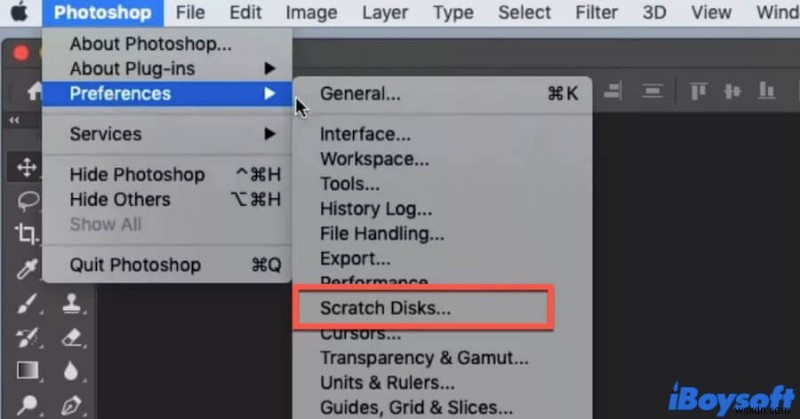 Khắc Phục Lỗi Scratch Disks Full Photoshop Trên Mac Với Các Cách Sửa Chứng Minh