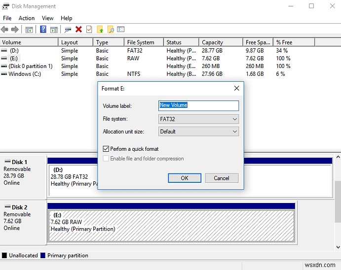 Hướng dẫn từng bước: Khởi tạo & Định dạng ổ cứng ngoài trên Windows PC