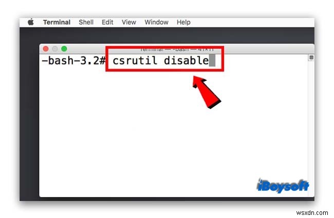 Khắc phục lỗi  Operation not permitted  trong Terminal macOS