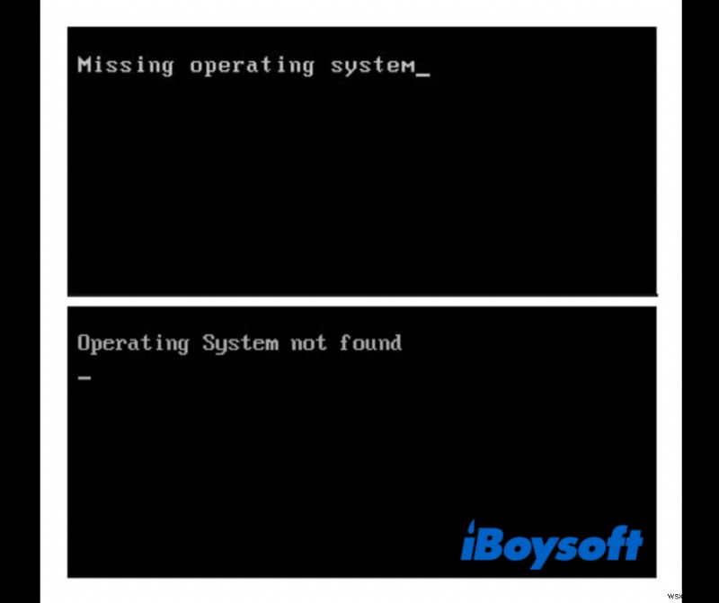 Khắc Phục Lỗi Operating System Not Found Trên Windows PC