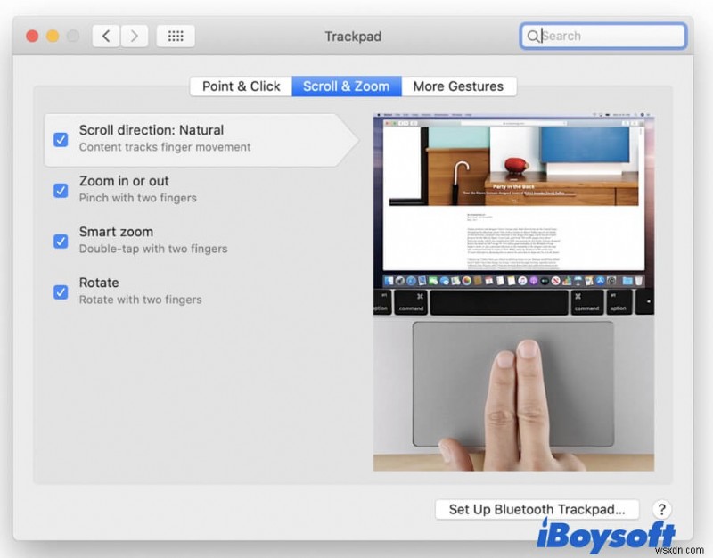 Khắc phục lỗi cuộn ngang Finder bị nhảy lại trên macOS Monterey