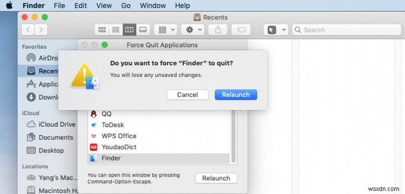 Khắc phục lỗi cuộn ngang Finder bị nhảy lại trên macOS Monterey