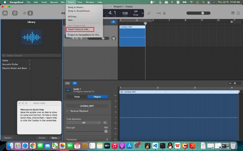 Ghi âm miễn phí trên Mac: Hướng dẫn hoàn chỉnh Voice Memos, QuickTime, GarageBand & hơn thế