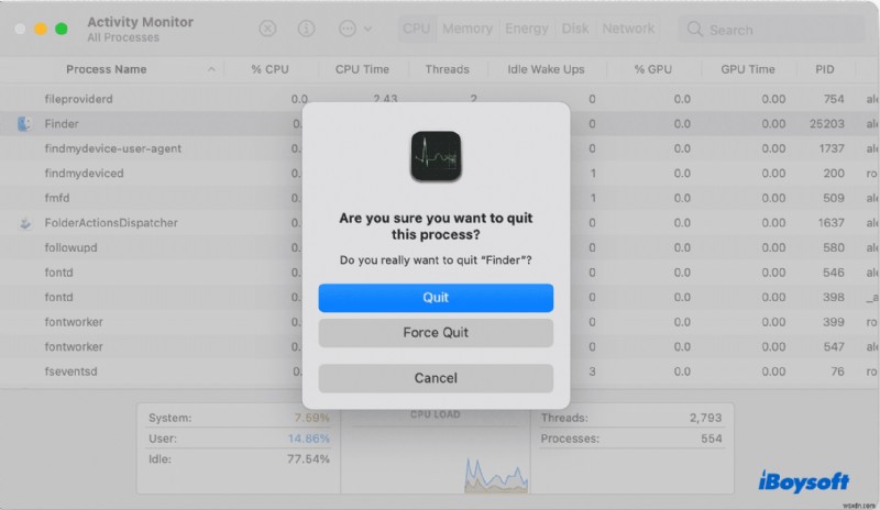 Cách dừng và khởi động lại Finder nhanh chóng trên macOS