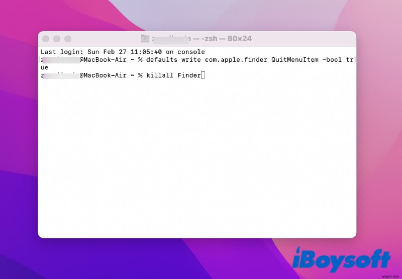 Cách dừng và khởi động lại Finder nhanh chóng trên macOS