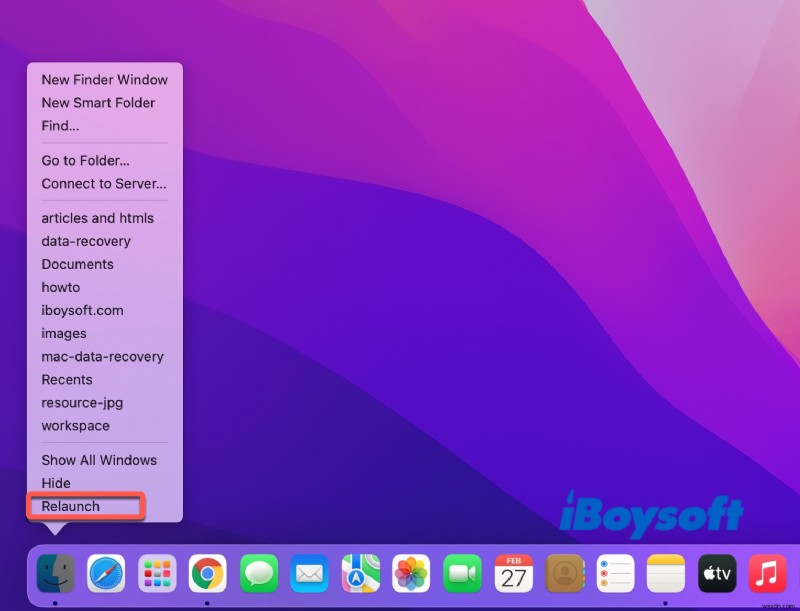 Cách dừng và khởi động lại Finder nhanh chóng trên macOS