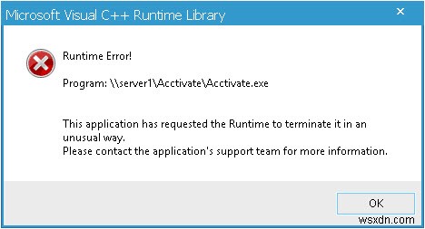 Sửa Lỗi Visual C++ Runtime Trên Windows 10 Nhanh & An Toàn